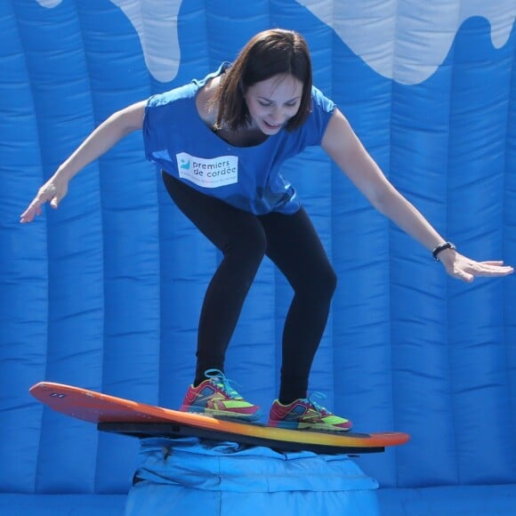 Nathalie Péchalat - Journée Evasion au Stade de France à Saint Denis pour soutenir la candidature olympique et paralympique 2024, le 10 mai 2017. © CVS/Bestimage