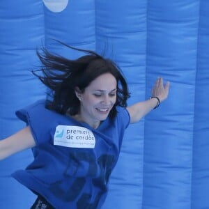 Nathalie Péchalat - Journée Evasion au Stade de France à Saint Denis pour soutenir la candidature olympique et paralympique 2024, le 10 mai 2017. © CVS/Bestimage