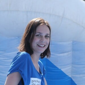 Nathalie Péchalat - Journée Evasion au Stade de France à Saint Denis pour soutenir la candidature olympique et paralympique 2024, le 10 mai 2017. © CVS/Bestimage