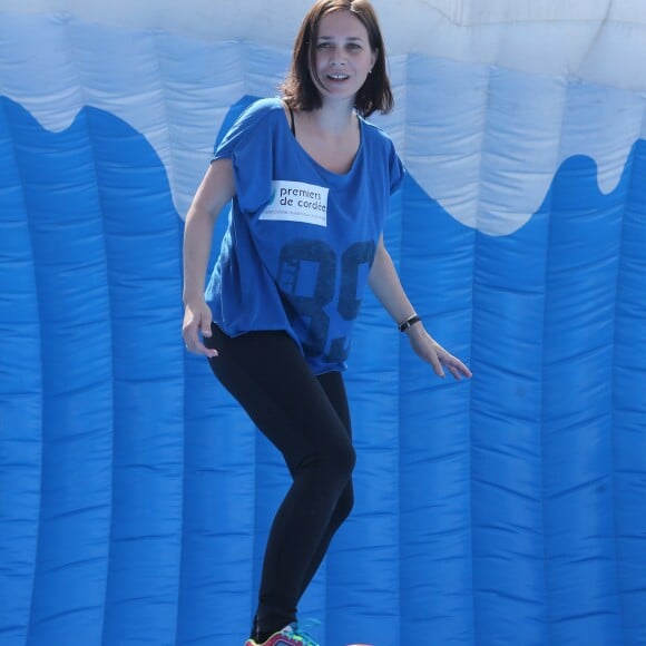 Nathalie Péchalat - Journée Evasion au Stade de France à Saint Denis pour soutenir la candidature olympique et paralympique 2024, le 10 mai 2017. © CVS/Bestimage