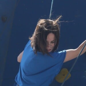 Nathalie Péchalat - Journée Evasion au Stade de France à Saint Denis pour soutenir la candidature olympique et paralympique 2024, le 10 mai 2017. © CVS/Bestimage