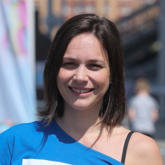 Nathalie Péchalat - Journée Evasion au Stade de France à Saint Denis pour soutenir la candidature olympique et paralympique 2024, le 10 mai 2017. © CVS/Bestimage