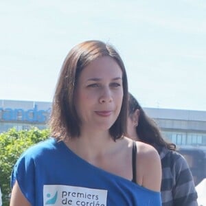 Nathalie Péchalat - Journée Evasion au Stade de France à Saint Denis pour soutenir la candidature olympique et paralympique 2024, le 10 mai 2017. © CVS/Bestimage