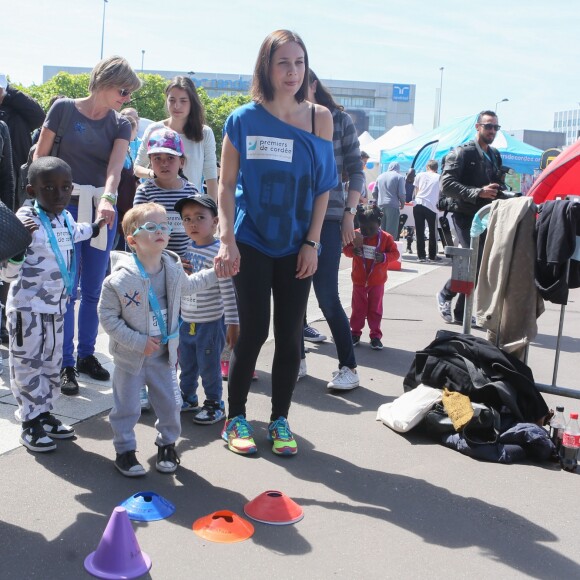 Nathalie Péchalat - Journée Evasion au Stade de France à Saint Denis pour soutenir la candidature olympique et paralympique 2024, le 10 mai 2017. © CVS/Bestimage