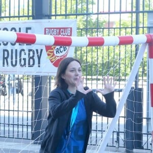 Nathalie Péchalat - Journée Evasion au Stade de France à Saint Denis pour soutenir la candidature olympique et paralympique 2024, le 10 mai 2017. © CVS/Bestimage