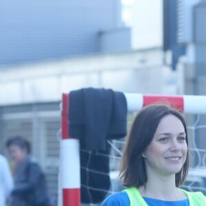 Thierry Omeyer, Nathalie Péchalat - Journée Evasion au Stade de France à Saint Denis pour soutenir la candidature olympique et paralympique 2024, le 10 mai 2017. © CVS/Bestimage