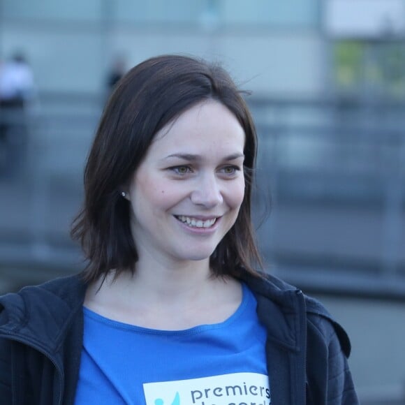 Nathalie Péchalat - Journée Evasion au Stade de France à Saint Denis pour soutenir la candidature olympique et paralympique 2024, le 10 mai 2017. © CVS/Bestimage