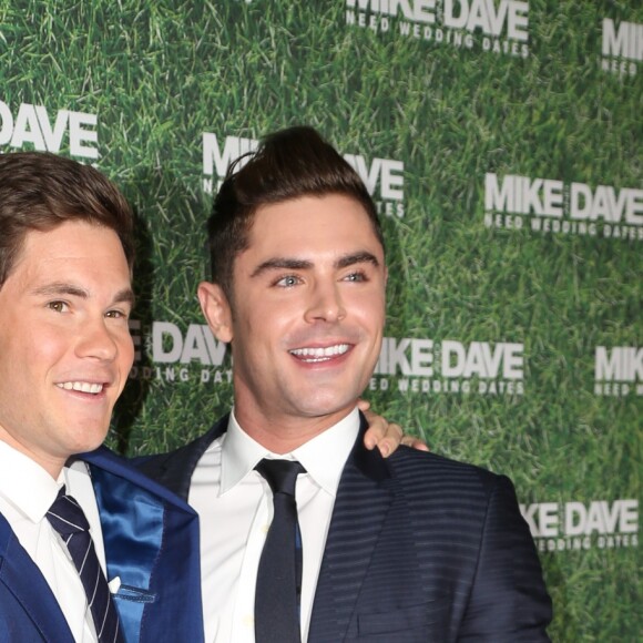 Zac Efron et Adam Levine à la première de "Mike and Dave Need Wedding Dates" à Sydney le 6 juillet 2016.