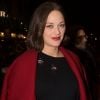 Marion Cotillard enceinte arrive à l'avant-première du film "Rock'n Roll" au Pathé Beaugrenelle à Paris le 13 février 2017.