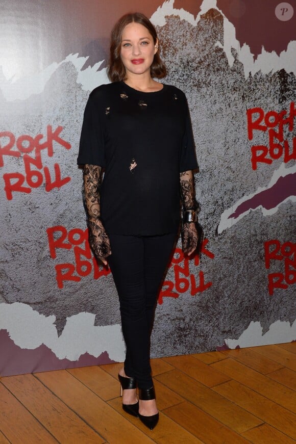 Marion Cotillard enceinte - Avant-première du film "Rock'n Roll" au Pathé Beaugrenelle à Paris le 13 février 2017.