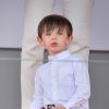 Raphaël, le fils de Charlotte Casiraghi - Grand Prix de Formule E à Monaco le 13 mai 2017. © Michael Alesi / Bestimage