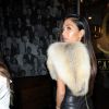 Nicole Scherzinger quitte le restaurant Cash à West Hollywood le 12 mars 2017.