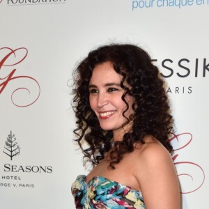 Aïda Touihri lors du photocall de la 8ème édition du "Global Gift Gala" à l'hôtel Four Seasons George V à Paris, le 16 mai 2017.