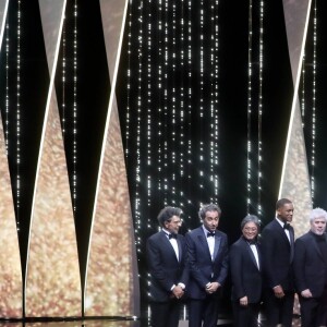 Gabriel Yared, Paolo Sorrentino, Park Chan-wook, Will Smith, Pedro Almodovar, Agnès Jaoui (robe Julien Fournié), Maren Ade, Fan Bingbing, Jessica Chastain - Cérémonie d'ouverture du 70ème Festival International du Film de Cannes. Le 17 mai 2017 © Borde-Jacovides-Moreau / Bestimage  Opening ceremony of the 70th Cannes International Film festival. On may 17th 201717/05/2017 - Cannes