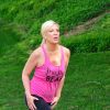 Tori Spelling fait son footing à Los Angeles, le 1er mai 2017