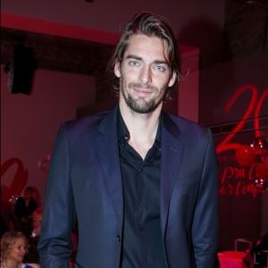 Exclusif - Camille Lacourt - Le Prix Clarins pour l'enfance fête ses 20 ans et récompense sa nouvelle femme de coeur L.Hallyday pour son association La Bonne Étoile à l'hôtel Salomon de Rothschild à Paris, France, le 14 mars 2017. ©  Borde-Jacovides/Bestimage