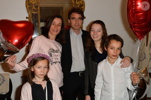 Exclusif - Cocktail organisé pour le lancement de "Lucky Mum", un Concept "Kids & Pets & Family Friendly" qui s'articule autour de sweats et t-shirts à messages destinés aux mamans et à la famille. Paris, le 10 mai 2017. © Olivier Borde-Guirec Coadic/Bestimage