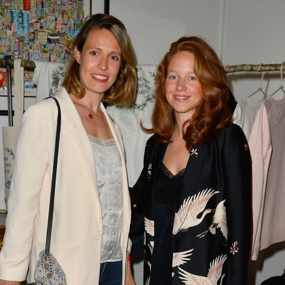 Exclusif - Sophie Bolelli et Diane de Montesquiou d'Artagnan au cocktail organisé pour le lancement de "Lucky Mum", un Concept "Kids & Pets & Family Friendly" qui s'articule autour de sweats et t-shirts à messages destinés aux mamans et à la famille. Paris, le 10 mai 2017. © Olivier Borde-Guirec Coadic/Bestimage