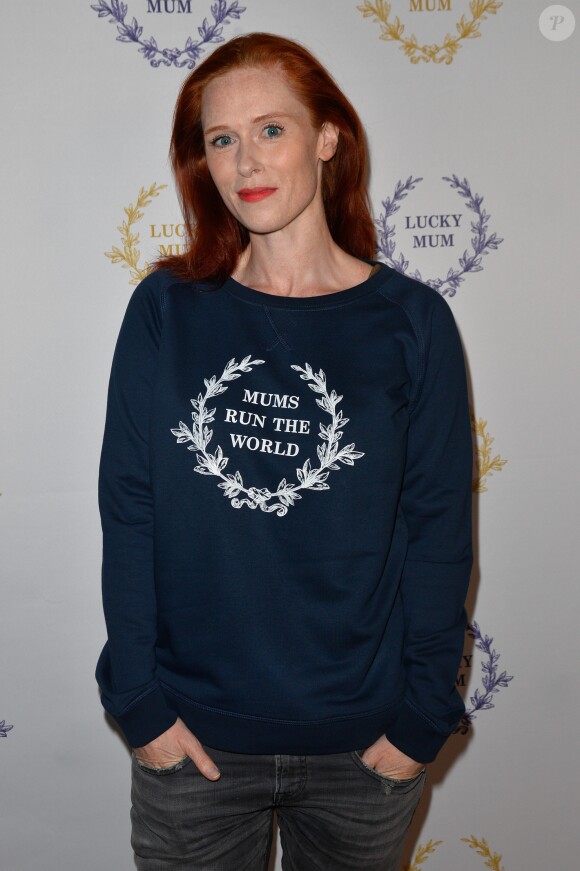 Exclusif - Audrey Fleurot au cocktail organisé pour le lancement de "Lucky Mum", un Concept "Kids & Pets & Family Friendly" qui s'articule autour de sweats et t-shirts à messages destinés aux mamans et à la famille. Paris, le 10 mai 2017. © Olivier Borde-Guirec Coadic/Bestimage
