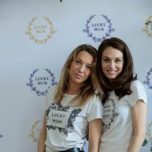 Exclusif - Laura Smet et Mme Domitille du Plessis (co-fondatrice de Lucky Mum) au cocktail organisé pour le lancement de "Lucky Mum". Un Concept "Kids & Pets & Family Friendly" qui s'articule autour de sweats et t-shirts à messages destinées aux mamans et à la famille. Paris, le 10 mai 2017. © Olivier Borde-Guirec Coadic/Bestimage