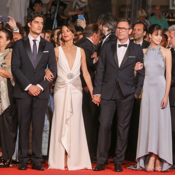 Louis Garrel, Bérénice Bejo, Michel Hazanavicius et Stacy Martin - Montée des marches du film "Le Redoutable" lors du 70e Festival International du Film de Cannes. Le 21 mai 2017. © Borde-Jacovides-Moreau / Bestimage