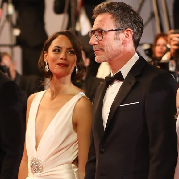 Michel Hazanavicius sa compagne Bérénice Bejo (robe Alexis Mabille, bijoux Chaumet) - Montée des marches du film "Le Redoutable" lors du 70e Festival International du Film de Cannes. Le 21 mai 2017. © Borde-Jacovides-Moreau/Bestimage