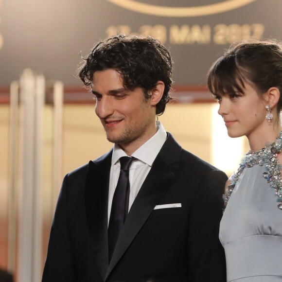 Louis Garrel, Stacy Martin - Montée des marches du film "Le Redoutable" lors du 70e Festival International du Film de Cannes. Le 21 mai 2017. © Borde-Jacovides-Moreau/Bestimage
