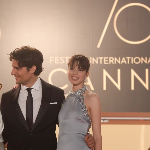 Bérénice Bejo, Louis Garrel, Stacy Martin - Montée des marches du film "Le Redoutable" lors du 70e Festival International du Film de Cannes. Le 21 mai 2017. © Borde-Jacovides-Moreau/Bestimage