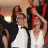 Michel Hazanavicius sa compagne Bérénice Bejo - Montée des marches du film "Le Redoutable" lors du 70e Festival International du Film de Cannes. Le 21 mai 2017. © Borde-Jacovides-Moreau/Bestimage