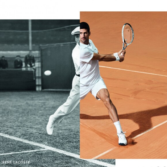 Novak Djokovic est le nouvel ambassadeur de Lacoste.