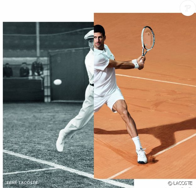 Novak Djokovic est le nouvel ambassadeur de Lacoste.