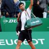 Novak Djokovic a perdu face à David Goffin lors du Monte Carlo Rolex Masters à Roquebrune Cap Martin le 21 avril 2017. © Bruno Bebert / Bestimage