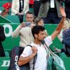 Novak Djokovic a perdu face à D.Goffin lors du Monte Carlo Rolex Masters à Roquebrune Cap Martin le 21 avril 2017. © Bruno Bebert / Bestimage