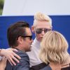 Colin Farrelll, Charlize Theron, Tilda Swinton, au photocall anniversaire du 70e Festival International du Film de Cannes, France, le 23 mai 2017. © Borde-Jacovides-Moreau/Bestimage