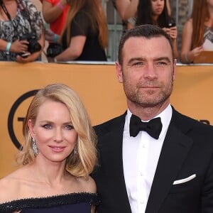 Naomi Watts et son compagnon Liev Schreiber - 21ème cérémonie annuelle des "Screen Actors Guild Awards" à l'auditorium "The Shrine" à Los Angeles, le 25 janvier 2015.