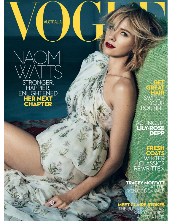 Couverture du magazine "Vogue Australia", juin 2017.
