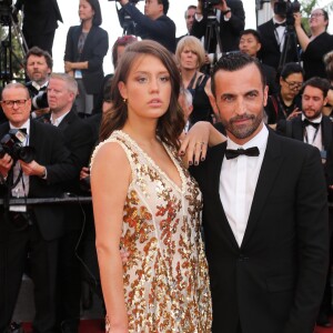 Adèle Exarchopoulos (en Louis Vuitton) et Nicolas Ghesquière - Montée des marches de la Soirée 70ème Anniversaire lors du 70ème Festival International du Film de Cannes. Le 23 mai 2017. © Borde-Jacovides-Moreau/Bestimage