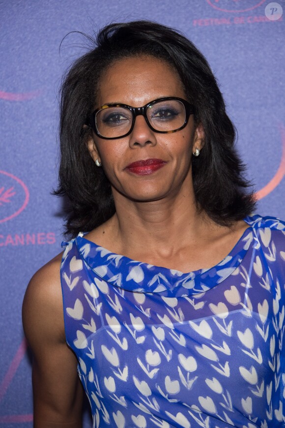 Audrey Pulvar - Photocall du dîner des 70 ans du Festival International du Film de Cannes. Le 23 mai 2017. © Borde-Jacovides-Moreau / Bestimage