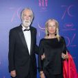 Michael Haneke et sa femme Susanne - Photocall du dîner des 70 ans du Festival International du Film de Cannes. Le 23 mai 2017. © Borde-Jacovides-Moreau / Bestimage