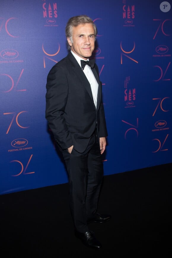 Christoph Waltz - Photocall du dîner des 70 ans du Festival International du Film de Cannes. Le 23 mai 2017. © Borde-Jacovides-Moreau / Bestimage