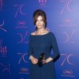 Laura Morante - Photocall du dîner des 70 ans du Festival International du Film de Cannes. Le 23 mai 2017. © Borde-Jacovides-Moreau / Bestimage
