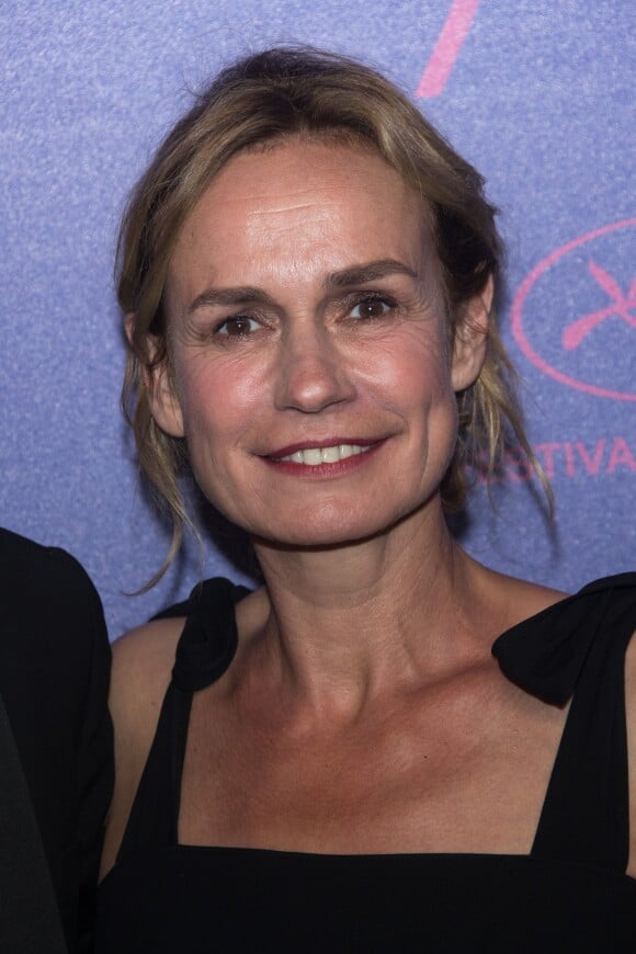 Sandrine Bonnaire - Photocall du dîner des 70 ans du Festival International du Film de Cannes. Le 23 mai 2017. © Borde-Jacovides-Moreau / Bestimage