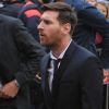 Lionel Messi arrivant au tribunal (ainsi que son père Jorge) pour leur procès pour fraude fiscale à Barcelone, le 2 juin 2016.