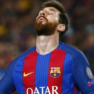 Lionel Messi lors de FC Barcelone - Juventus de Turin en Ligue des Champions le 19 avril 2017.