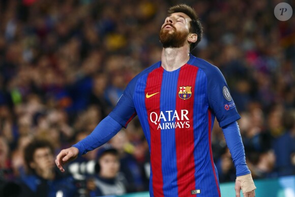 Lionel Messi lors de FC Barcelone - Juventus de Turin en Ligue des Champions le 19 avril 2017.