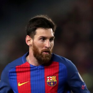 Lionel Messi lors de FC Barcelone - Juventus de Turin en Ligue des Champions le 19 avril 2017.