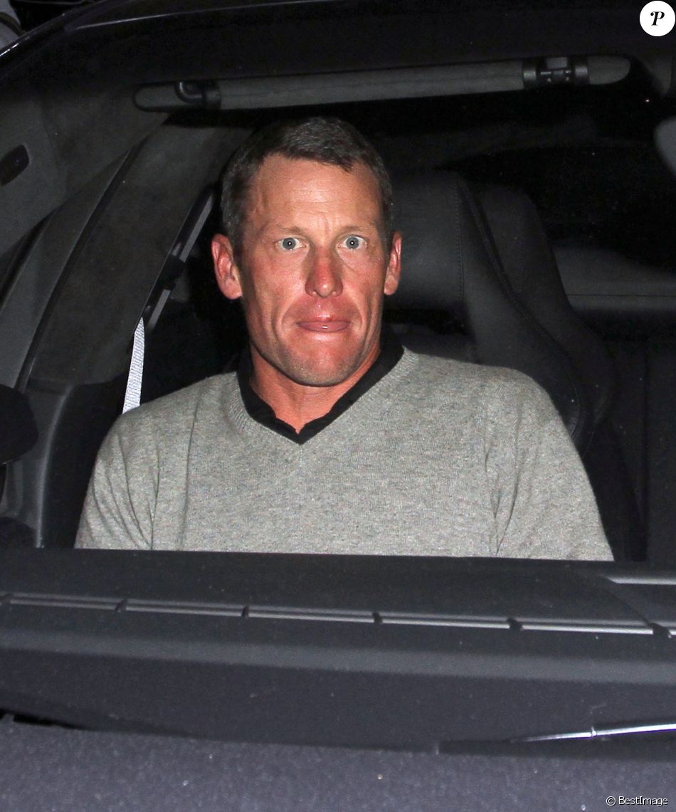 Le coureur cycliste déchu, Lance Armstrong, à Beverly Hills. Le 12 mars 2013