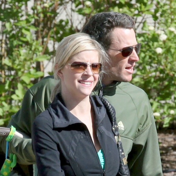 Lance Armstrong et sa girlfriend Anna Hansen à Aspen en 2009.