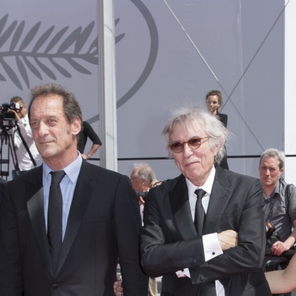 Séverine Caneele, Vincent Lindon, Jacques Doillon et Izia Higelin - Montée des marches du film "Rodin" lors du 70e Festival International du Film de Cannes. Le 24 mai 2017. © Borde-Jacovides-Moreau/Bestimage
