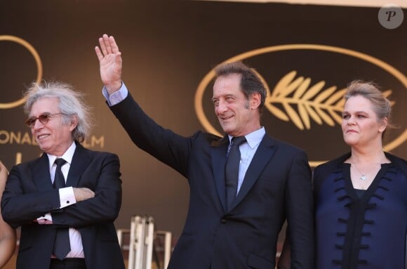 Jacques Doillon, Vincent Lindon, Séverine Caneele - Montée des marches du film "Rodin" lors du 70ème Festival International du Film de Cannes. Le 24 mai 2017. © Borde-Jacovides-Moreau / Bestimage
